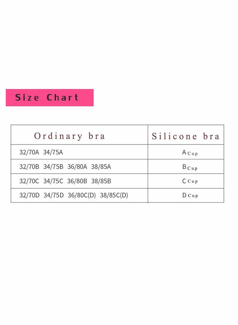 صدرية لاصقة من السيليكون صدرية غير مرئية لاصقة بدون حمالات قابلة لإعادة الاستخدام تغطي الحلمات تناسب حجم B - Image 5