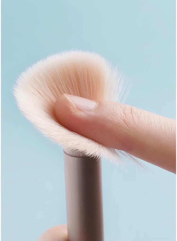 8-Piece Travel Makeup Brush Set – Premium Synthetic Fiber Brushes with Pouch | Bridal, Bridesmaid & Bachelorette Gift (Includes Angled Blush Brush) - Image 4