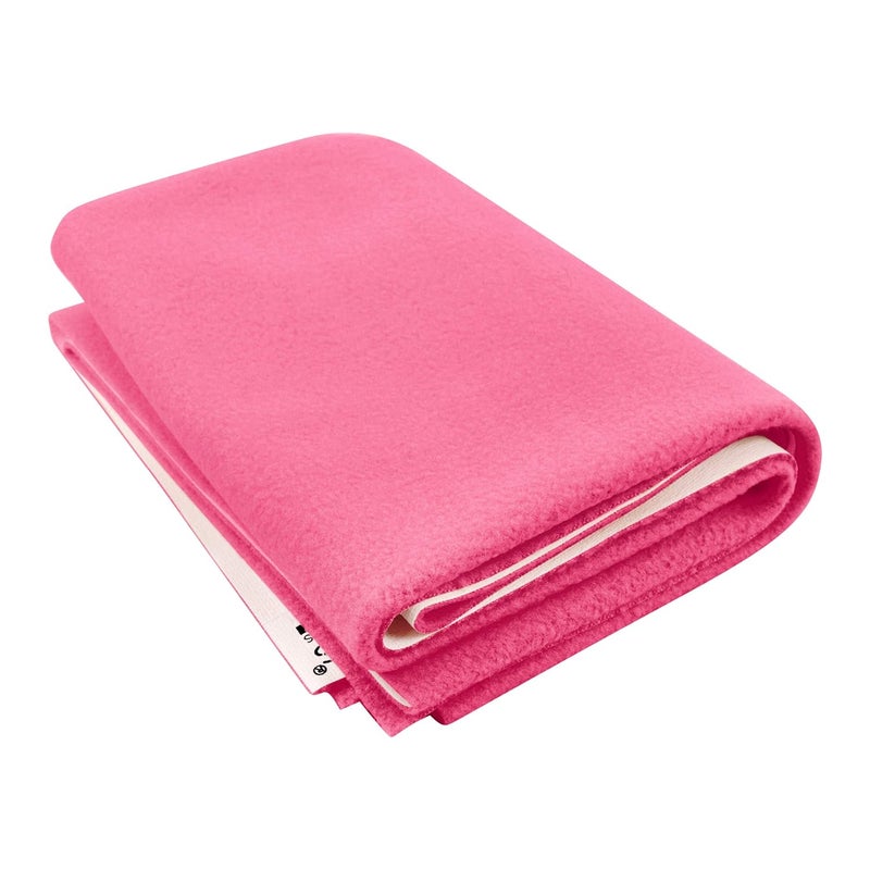 POLKA TOTS Waterproof Reusable Baby Bed Protector Absorbent Mat Dry Sheet for New Born Infants Pack of 2 DarkBlue Pink 50 X 70 CM Small - Image 3