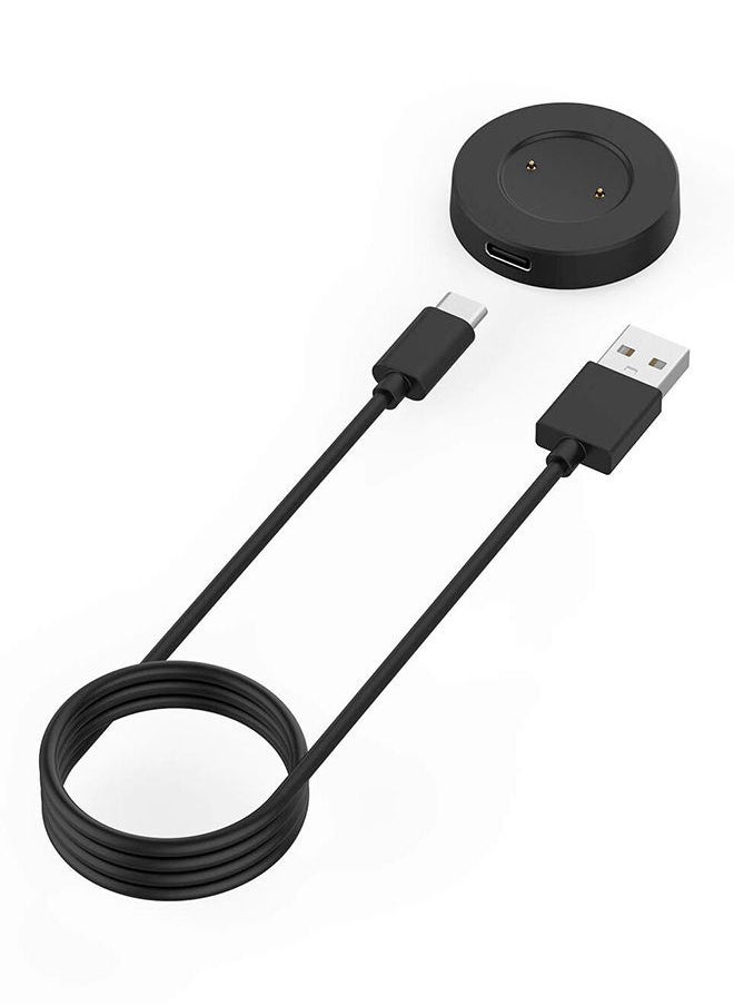 واي آند دي منصة شحن بكابل USB لساعة هواوي GT/GT2 أسود 