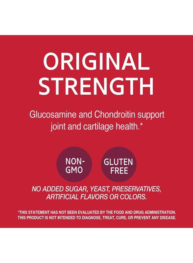 21st CENTURY Glucosamine Chondroitin 250/200mg - Original Strength, 60 Count  - Image 3