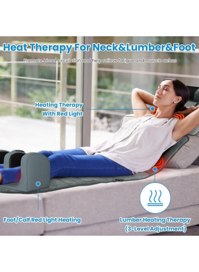 Full Body Massage Mat Heat Foot Massager Whole Body Vibration Massage Pad - Image 3