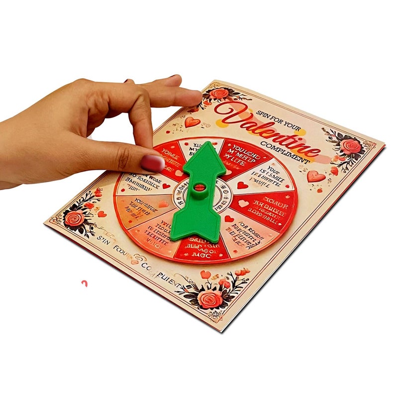 exciting Lives exciting Lives Spin The Wheel Valentine's Card - Gift for Birthday, Anniversary, For Girlfriend, Boyfriend, Wife, Husband, Friend - Image 5