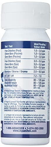 AquaChek TruTest Refill Test Strips - Digital Test Strip Reader Refill Strips - for Pool and Spa Water Testing - for Free Bromine, Free Chlorine, pH, and Total Alkalinity - 50 Strips - Image 2