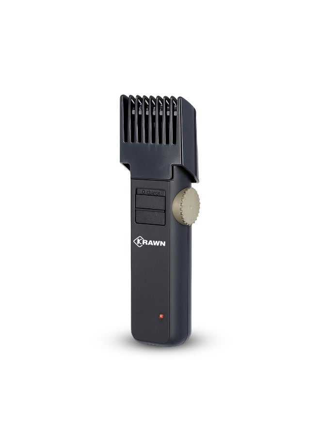 كراون ماكينة قص الشعر الاحترافية AC220-240V 50/60Hz 3W وأداة تشذيب الجسم للرجال، ماكينة تشذيب كهربائية سلكية مع مشط قابل للتعديل، مثالية لقص الشعر وتصفيف اللحية والمناطق الحساسة من الجسم، لطيفة على جميع أنواع البشرة - KW-41033 - Image 2