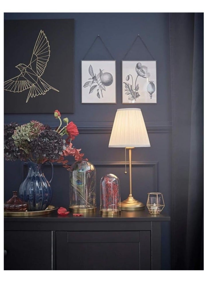 ARSTID Table Lamp With Warm Lighting White/Gold 22x22x30cm 55cm - Image 3