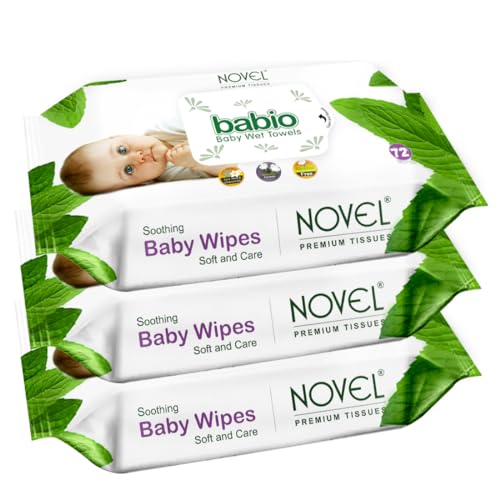 NOVEL Baby Wet Wipes (Pack of 3) - Image 1