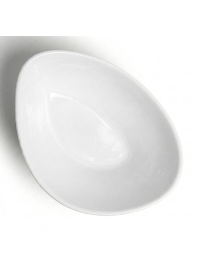 Ariane Premium Fine Porcelain Triangle Bowl Island Ivory White - Image 1