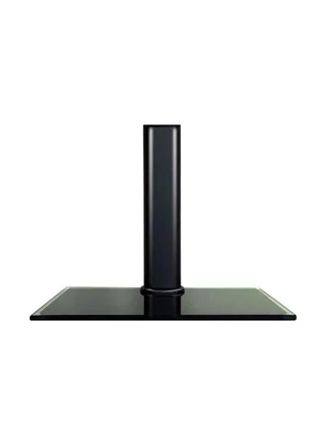 سكيل تك حامل تلفزيون Skilltech SH 2632B عالمي لشاشات من ٢٦ إلى ٣٢ بوصة | إمالة مريحة | قاعدة من الزجاج المقسّى ورفّ لأقراص DVD | ارتفاع قابل للتعديل | سعة ٢٠ كجم (٤٤ رطلاً) | VESA ٦٠٠ × ٤٠٠ - Image 3