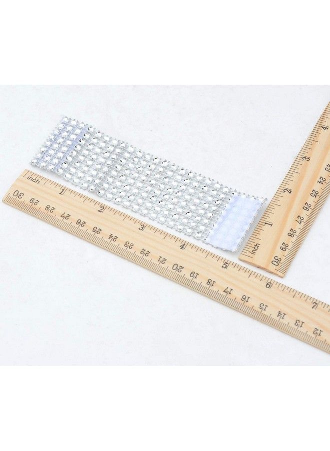 YYaaloa 50 Pcs 5.1 By 1.5 Imitation Diamond Rhinestone Napkin Rings For Wedding Party Banquet Reception Catering Decoration (Silver 50Pcs) - Image 4