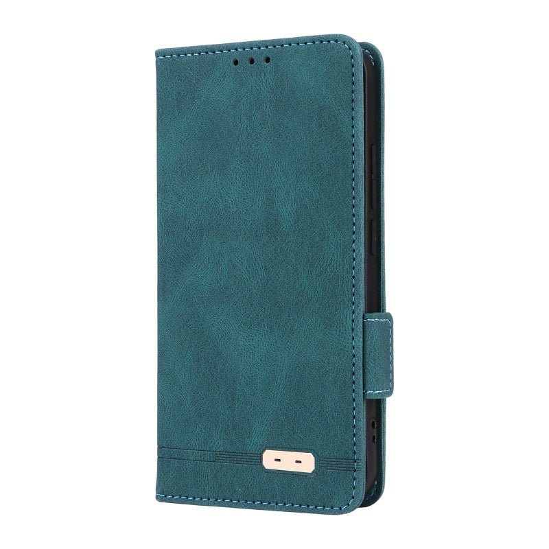 erorex For OPPO Reno14 F 5G / 4G Magnetic Clasp Leather Phone Case(Green) - Image 2