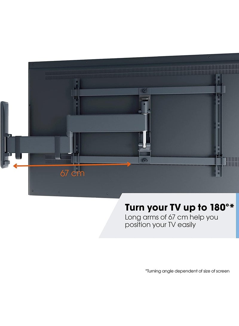 Vogel's TVM 3645 Swivel TV Wall Mount Bracket for 40-77 Inch TVs, Holds TVs Up To Max. 35 kg, Swivels Up To 180° Full Motion TV Mount Max. VESA 600x400, Universal Compatibility - Image 3