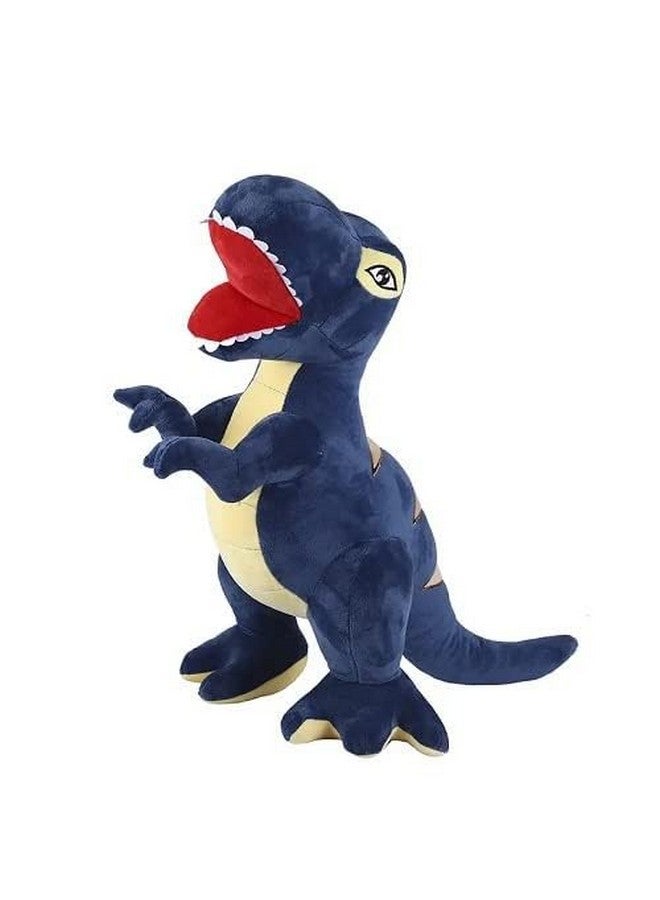 AVSHUB Dinosaur Soft Toys For Kids Boys And Girls Animal Toy Figure Jungle Cartoon Wild Playing Set Cute Stuffed Toy Birthday Gift (Blue Size 40Cm)