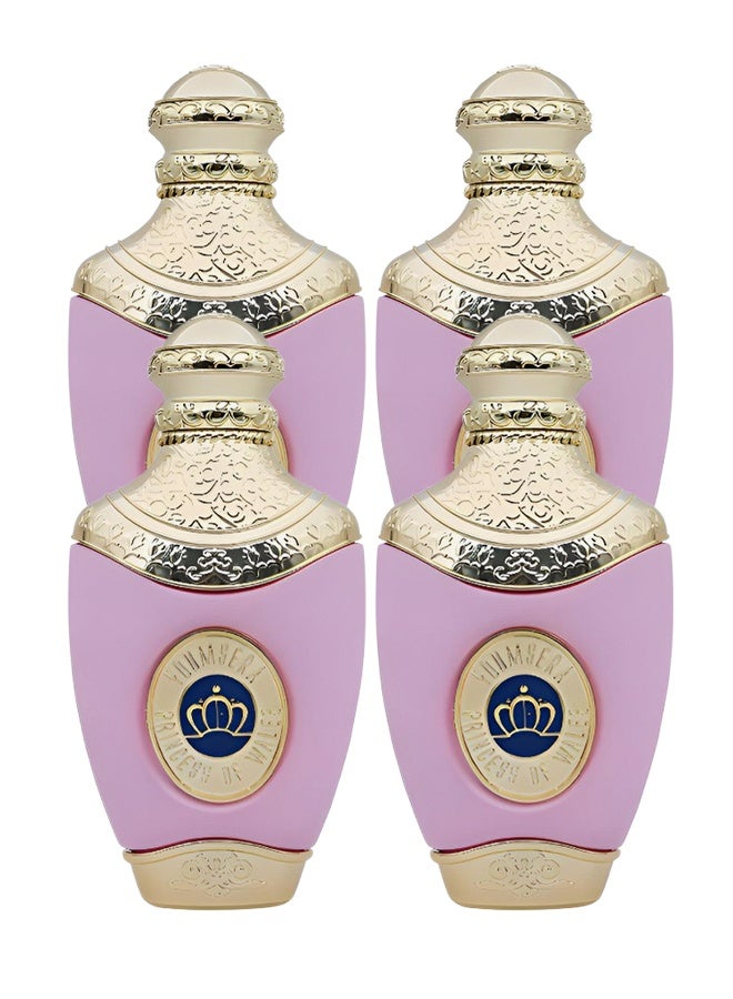 YOUMSERA 4 Pieces Youmsera Princess Of Wales Floral Perfume Number 038907 For Women 100ml EDP - Image 1
