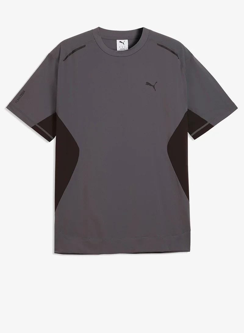Puma Moody Gray Pumatech Relaxed Warp Knit T-Shirt for Men | Best Price UAE
