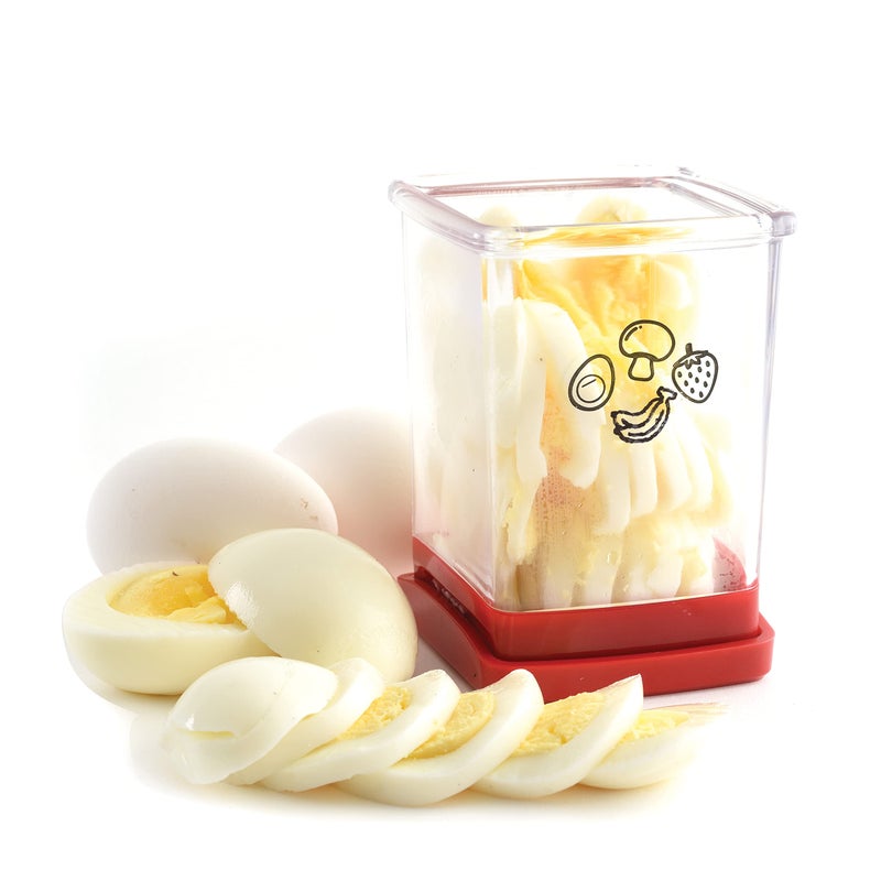 Norpro Speed Slicer with Push Plate, Red, 3"L x 3"W x 4.25"H - Image 5