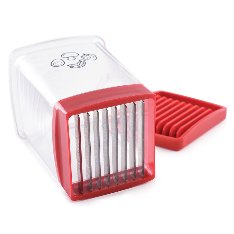Norpro Speed Slicer with Push Plate, Red, 3"L x 3"W x 4.25"H - Image 4