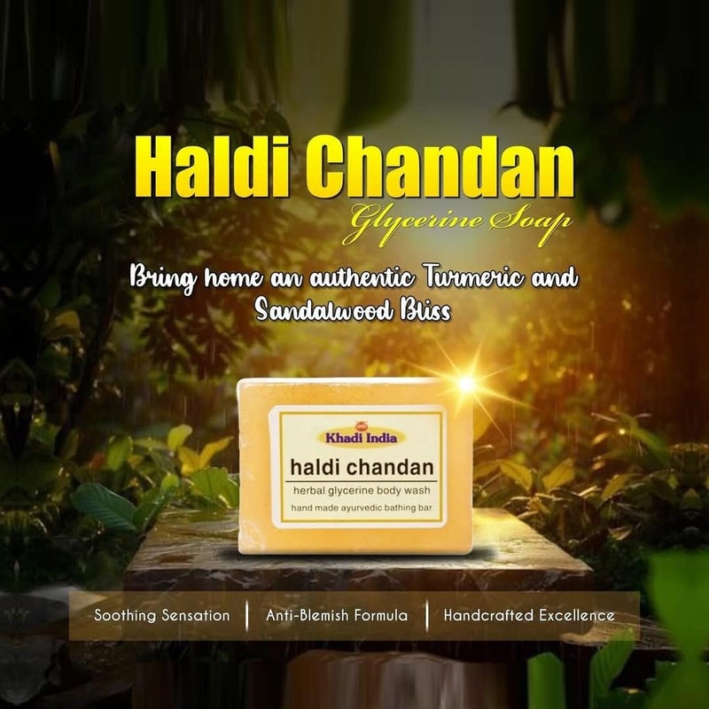 Sharp Khadi India Handmade Herbal Soap 100 gm Multiple fragrances Pure Natural Skin Cares Pack Of 6 Soaps - Image 4