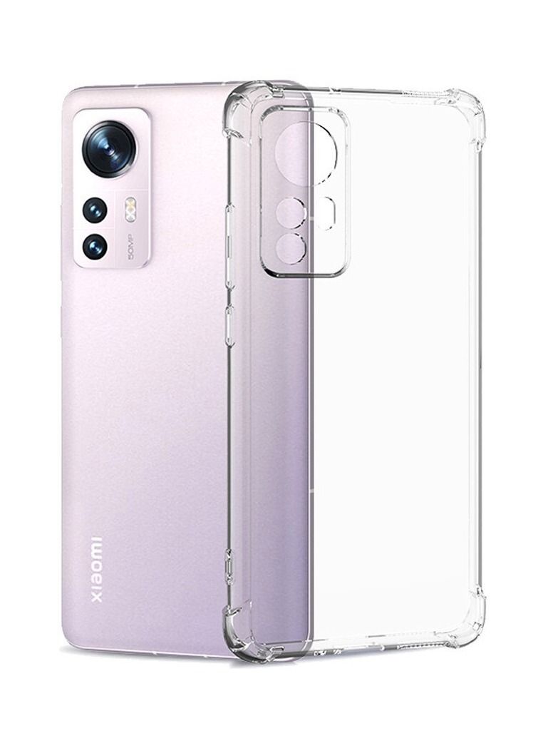CASEKA Protective Case For Xiaomi Mi 12 Cover /  Mi 12 X Cover Clear With Bumper Edges