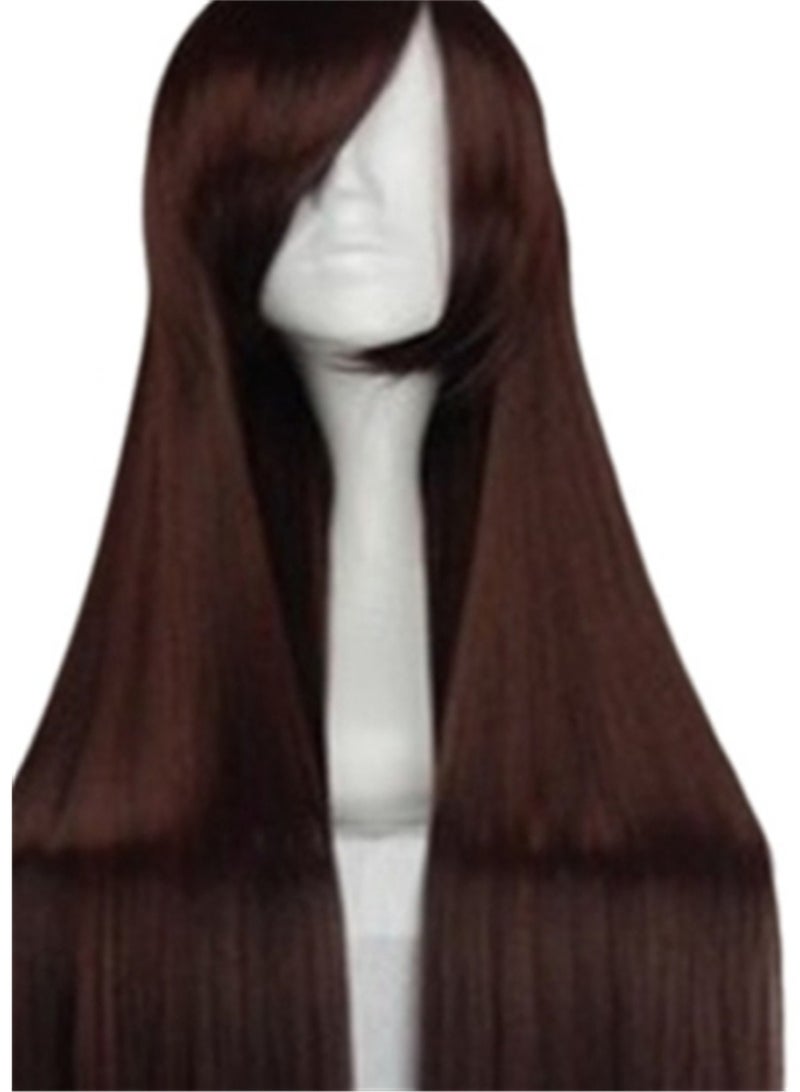 Women long straight hair wig cosplay wig costumes dress up wig - Image 3