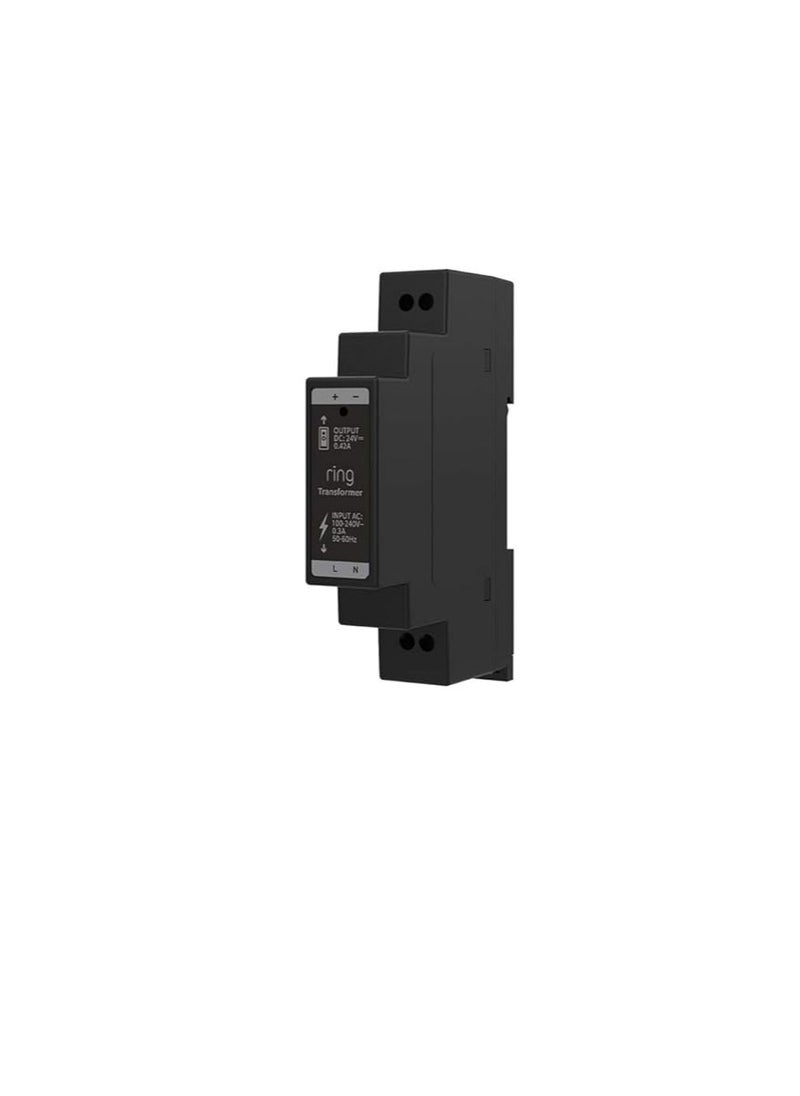 Ring - Ring Adapter for Ring Wired Video Doorbells, Din Rail Transformer - Image 1