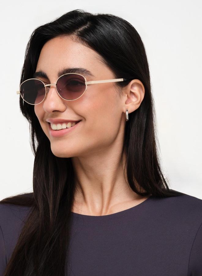 بلاك أوت نظارات شمسية بيضاوية متوهجة للجنسين - Image 4