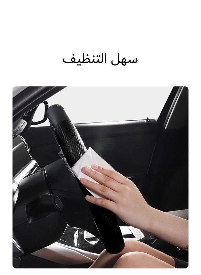 Generic Car Steering Wheel Cover Carbon Fiber Universal Automobile Interior Accessories(Black) - Image 5