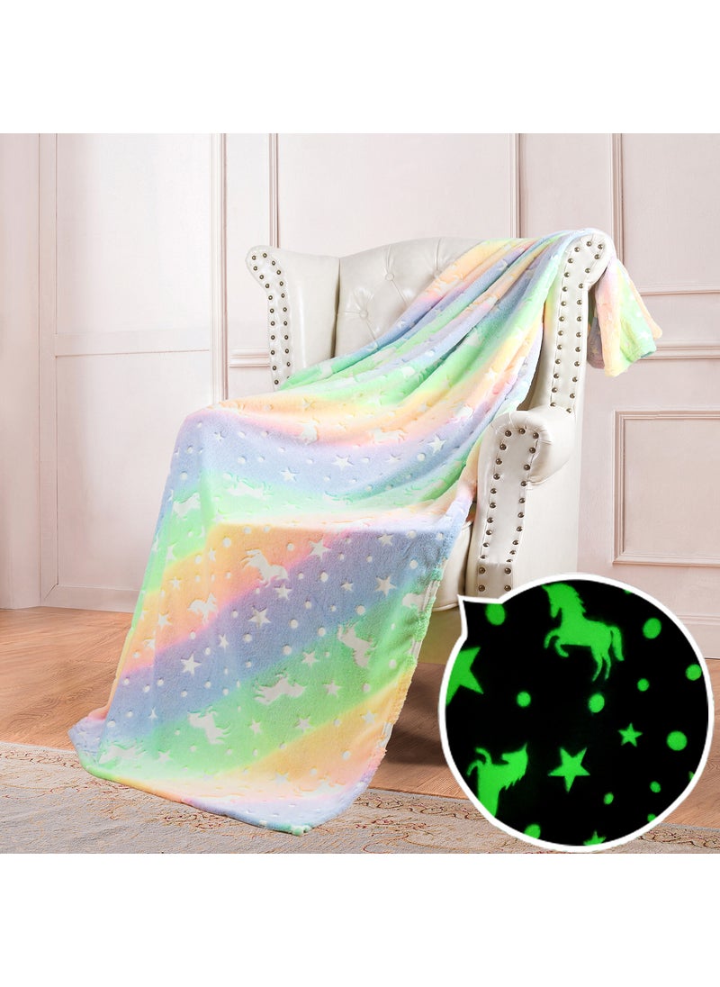 Double-sided flannel luminous blanket fluorescent adhesive printed blanket summer air conditioning blanket childrens blanket in stock Blue green little Tianma Blue green little Tianma - pzsku/Z7B57FC5597C68032C450Z/45/_/1720114709/401cb6d4-fc4c-4c21-9dd3-d147ac4f1c95