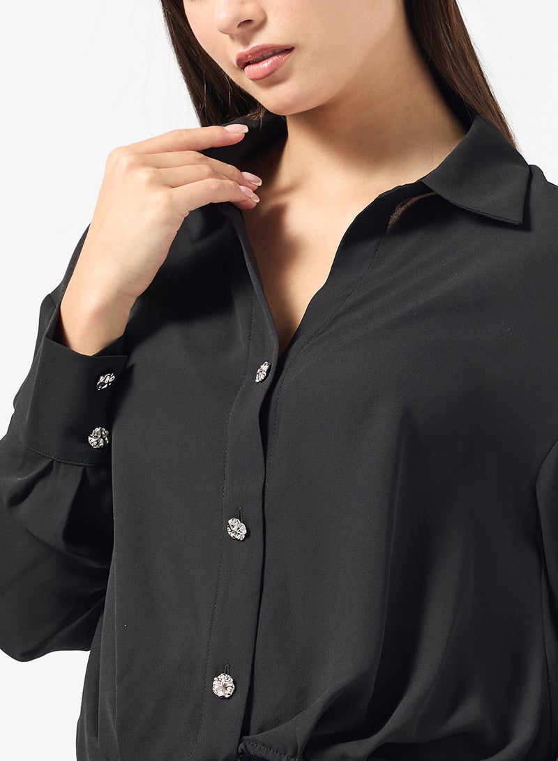 ONLY Onlneiva Life Long Sleeve Balloon Shirt - Image 3