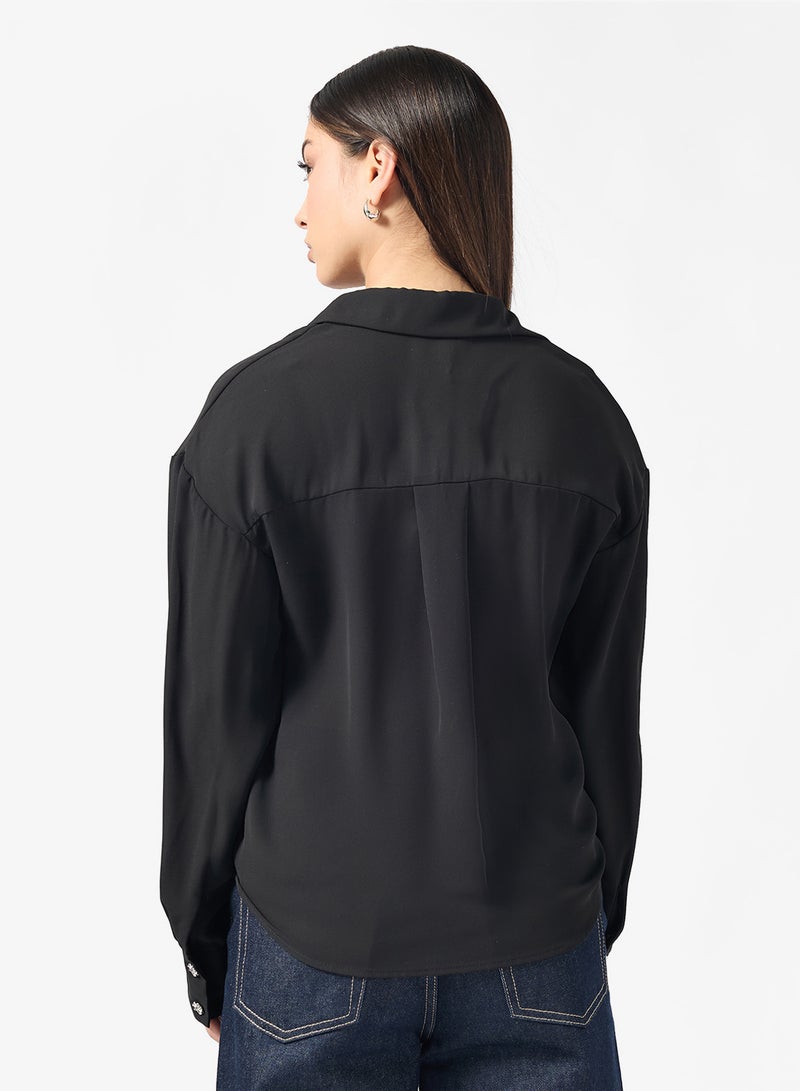 ONLY Onlneiva Life Long Sleeve Balloon Shirt - Image 2