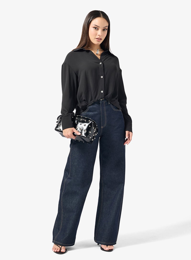 ONLY Onlneiva Life Long Sleeve Balloon Shirt - Image 4