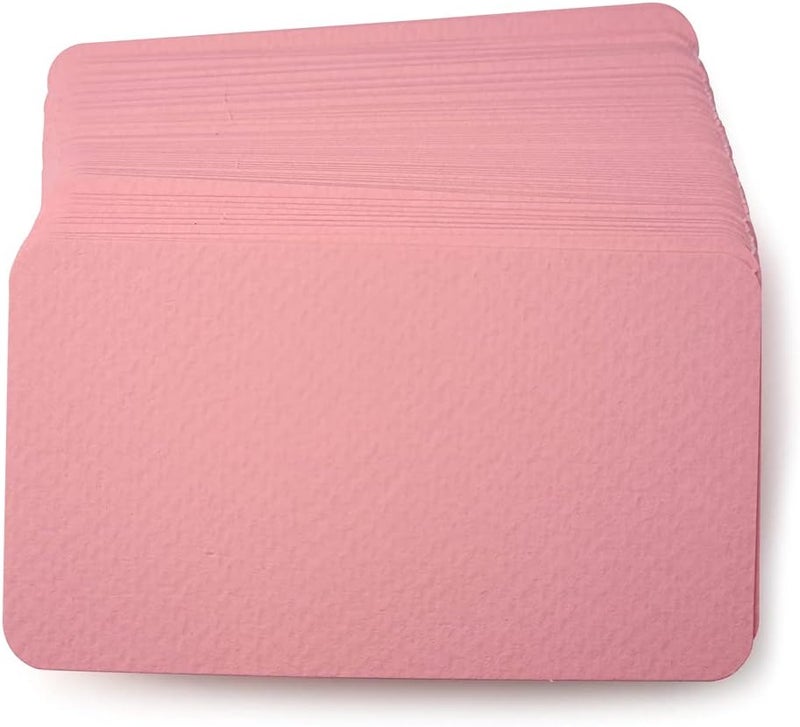 PPAPPAPPIYO 3.5x2 Blank color index cards (100) Paper - Blank (pink) - Image 4
