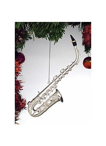 Broadway Gifts Broadway Gifts Silver Music Saxophone Musical Instrument Ornament New 