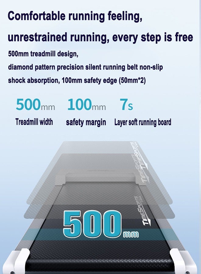 1-8km/h Family-Style Small Folding Ultra-Quiet Treadmill Electric Walking Machine image 7