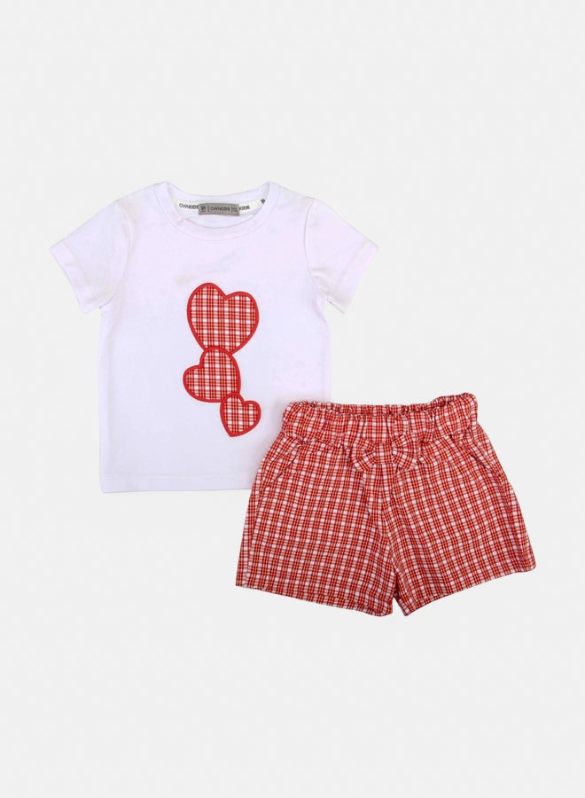 OWNKIDS Baby Girls Shorts Set  - Image 1