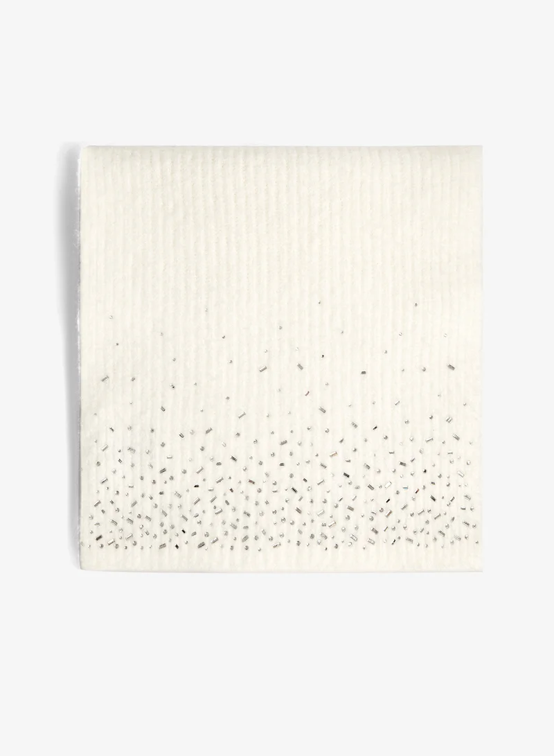 Ted Baker Keriisa Rhinestone Detail Knitted Scarf