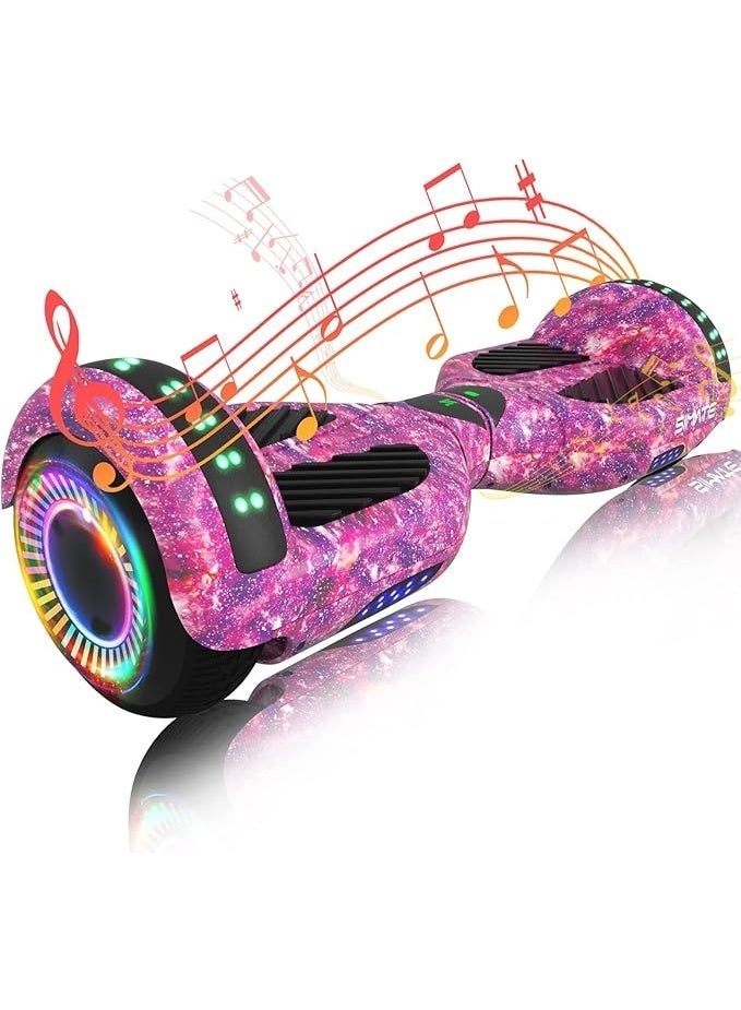 Smart balance electric hoverboard for kids, 6.5 inches - multi color - Image 2