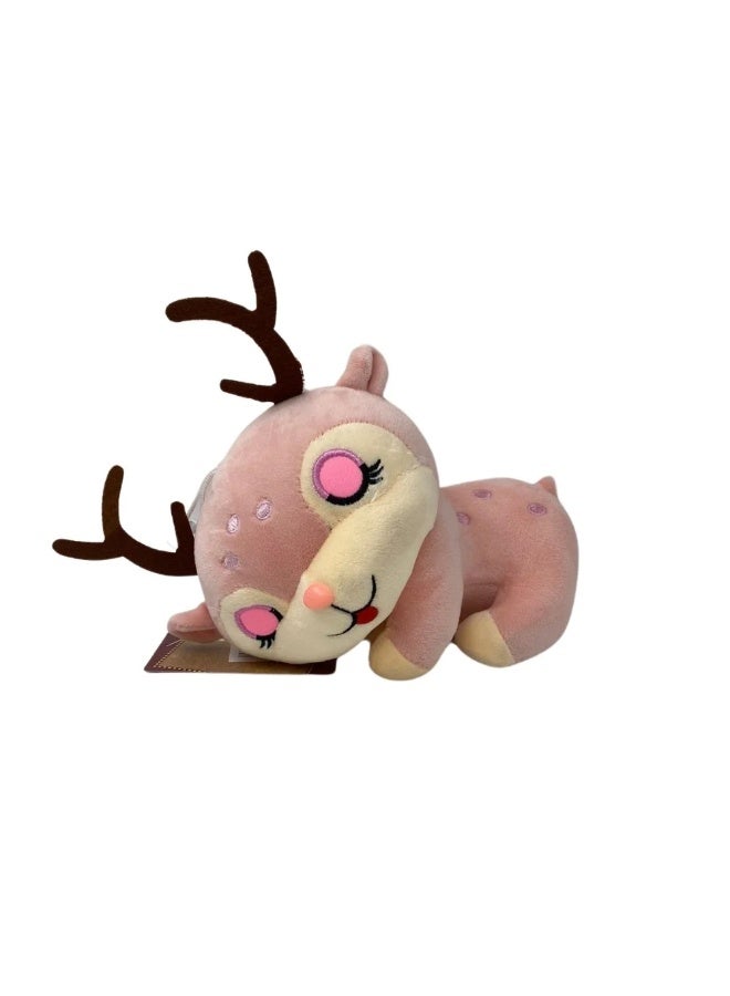 Stem Sleeping Deer Plush Toy – 1PC Color May Vary - Image 4