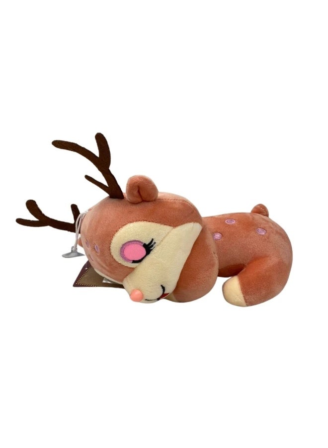 Stem Sleeping Deer Plush Toy – 1PC Color May Vary - Image 3