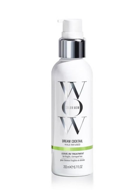 COLOR WOW Dream Cocktail Kale Infused – Leave-In Treatment for Fragile, Damaged Hair | Reduce Breakage by 50% & Powerful Heat Protection