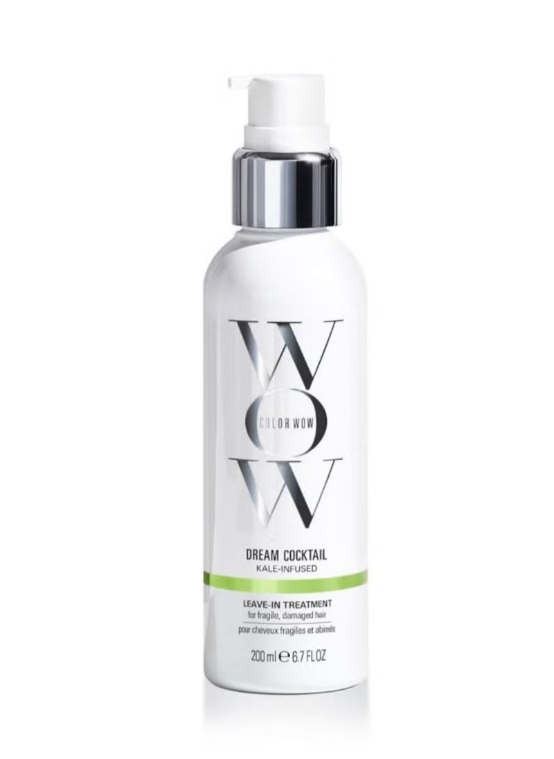 COLOR WOW Dream Cocktail Kale Infused – Leave-In Treatment for Fragile, Damaged Hair | Reduce Breakage by 50% & Powerful Heat Protection