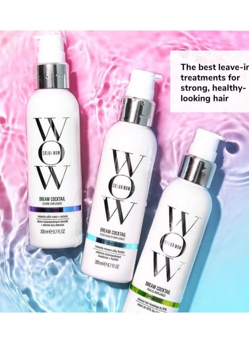 COLOR WOW Dream Cocktail Kale Infused – Leave-In Treatment for Fragile, Damaged Hair | Reduce Breakage by 50% & Powerful Heat Protection