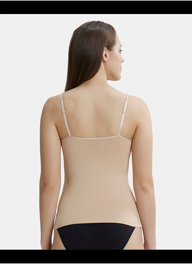 JOCKEY Jockey 1805 Women's Micro Modal Elastane Stretch Modern fit Camisole with Adjustable Straps and StayFresh Treatment  - Image 3