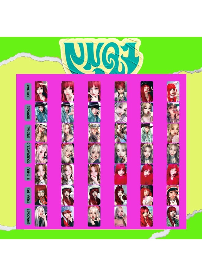 NIBEMINENT 6 Pcs Kpop (G)I-DLE - YUQI WITHMUU Lomo Cards Card For Fans Collection Gifts - Image 2