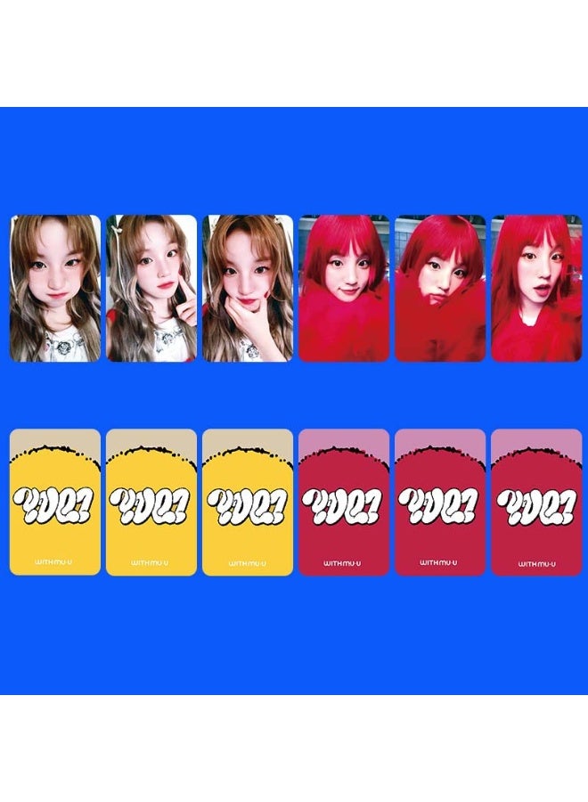 NIBEMINENT 6 Pcs Kpop (G)I-DLE - YUQI WITHMUU Lomo Cards Card For Fans Collection Gifts - Image 1