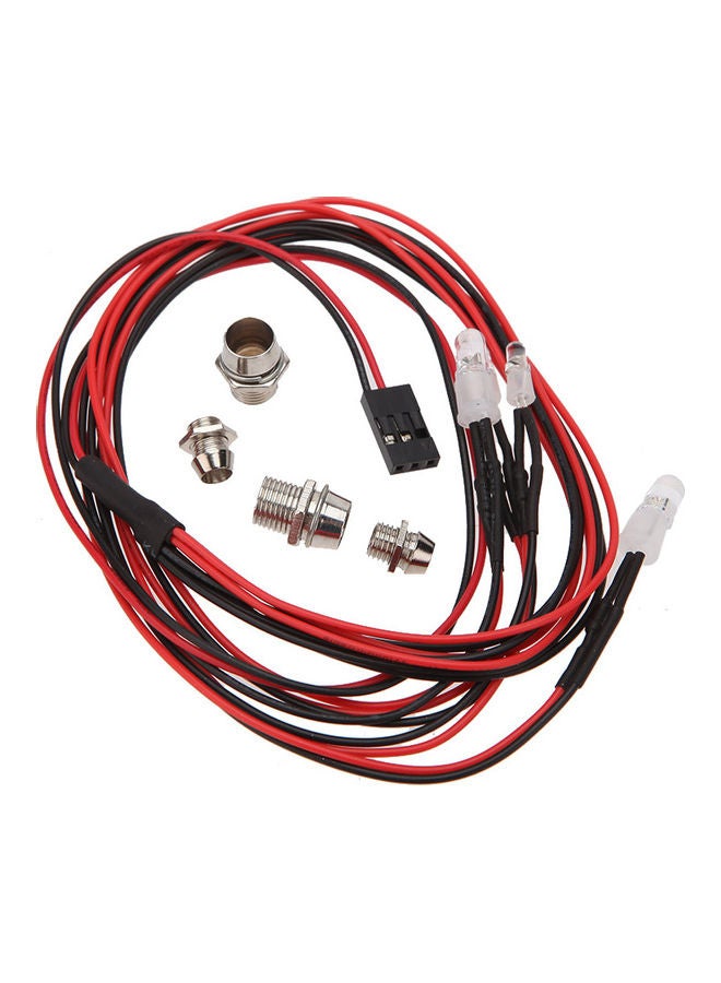 إسكدنيا مجموعة مصابيح بإضاءة LED مقاس 1/10 لسيارات HSP التي تعمل بجهاز تحكم عن بعد مكونة من قطعتين - Image 4