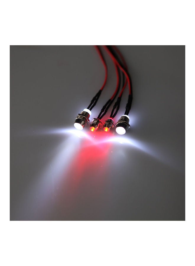 إسكدنيا مجموعة مصابيح بإضاءة LED مقاس 1/10 لسيارات HSP التي تعمل بجهاز تحكم عن بعد مكونة من قطعتين - Image 2