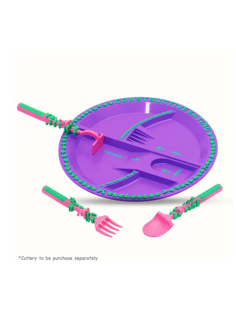 Eazy Kids Eating Plate - Garden Purple - Image 5
