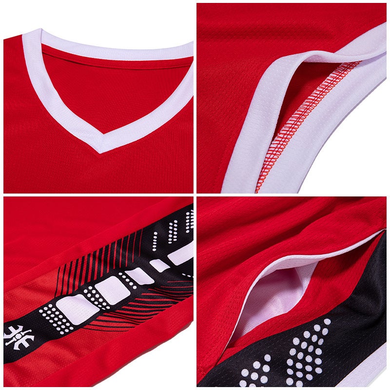New Basketball Uniforms Children'S Suits Men'S Adult Black Vest Training Uniforms Quick-Drying Game Jerseys Team Uniforms No - Image 4
