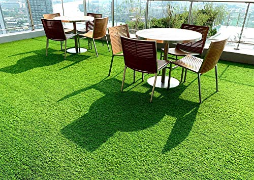 CARPET PLANET Artificial Grass Carpet Mat High Density Fake Grass Carpet mat for Covering Garden, Hotel, Restaurant, Wall, Terrace, Balcony,Home Decor, Lawn, Doormat, Hall_CPG75 - Image 1